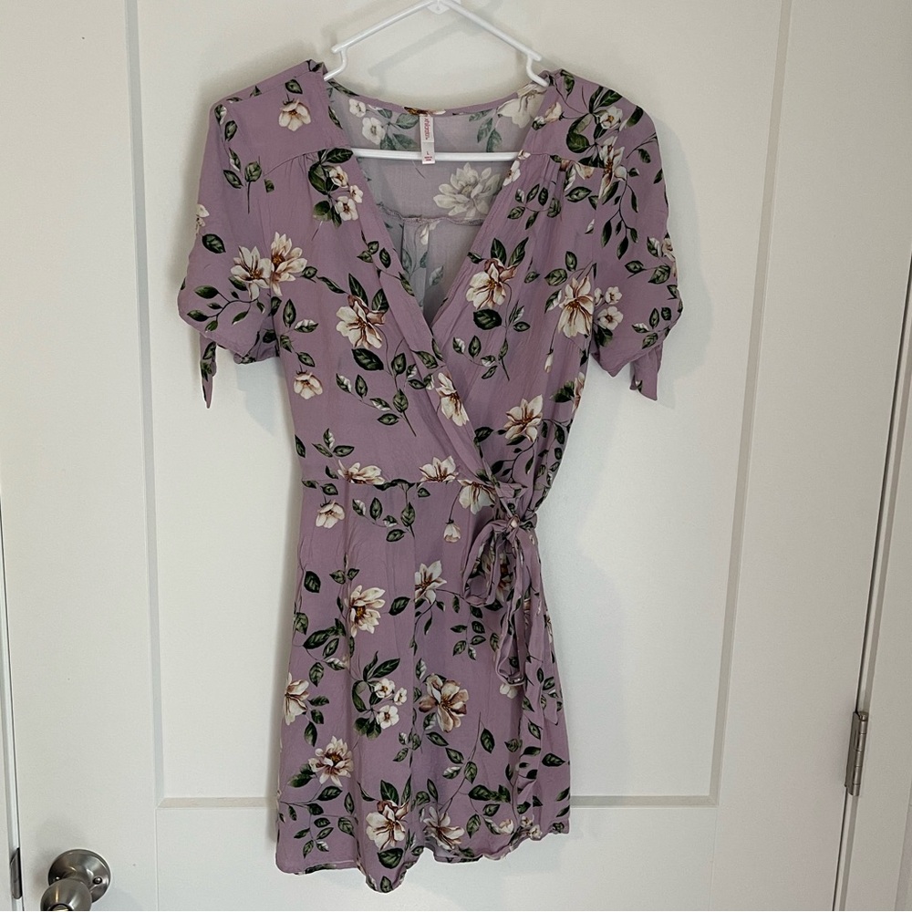 TARGET | floral side tie dress